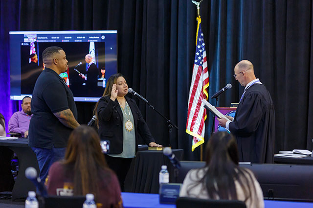 Tribal Ceremony Ushers in New Tribal Council, Leadership
