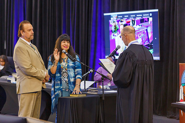 Tribal Ceremony Ushers in New Tribal Council, Leadership